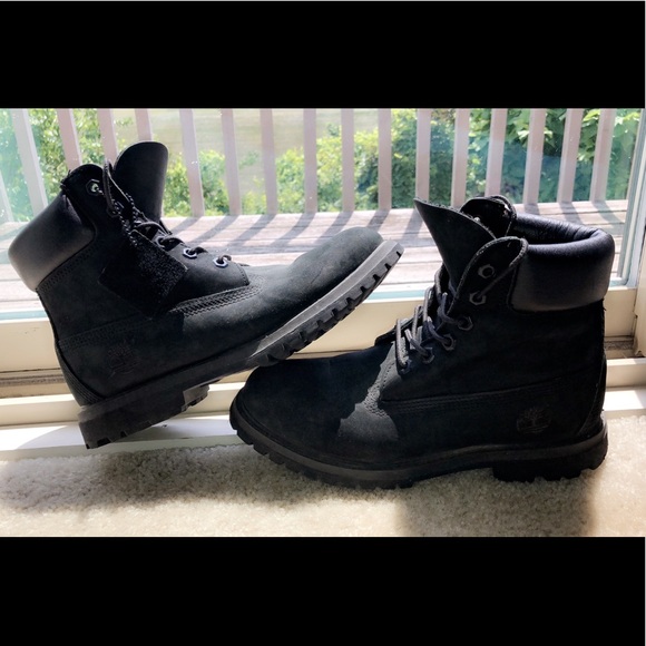 black on black timbs
